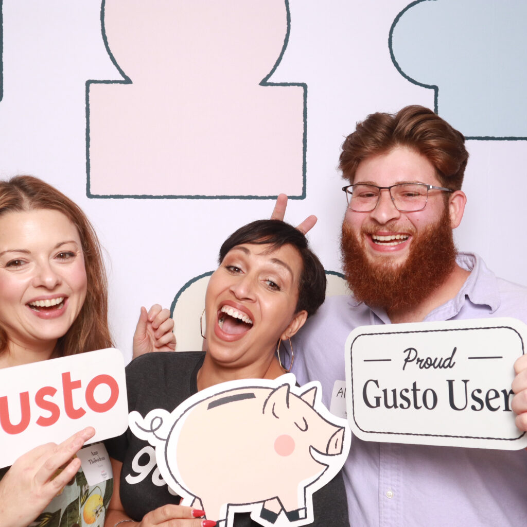 Gusto Payroll | 2024 Gusto Impact Award | The Photobooth Company